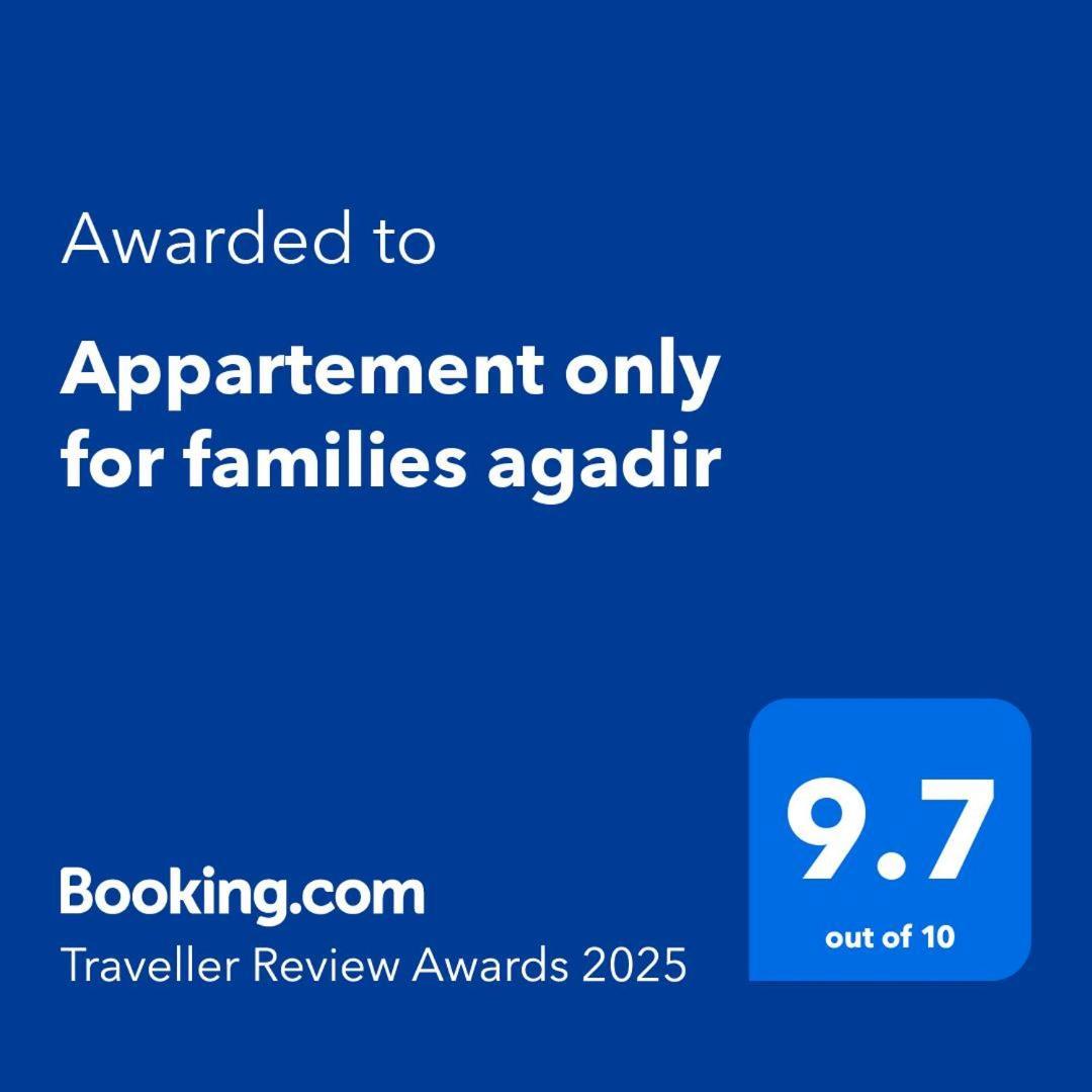 Appartement Only For Families Agadir Extérieur photo